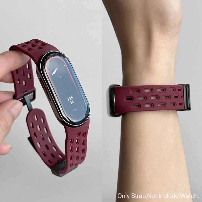 Soft Silicone Strap for Xiaomi Mi Band 11 Correa Bracelet Wrist Miband 10 Sport Waterproof Replacement Strap for Xiaomi Band 9/8