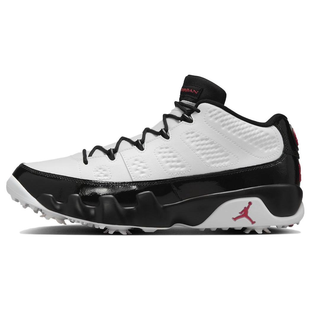 

Новые JORDAN 9 Retro Low Golf Белые Черные Настоящий Красный FJ5934-100 42