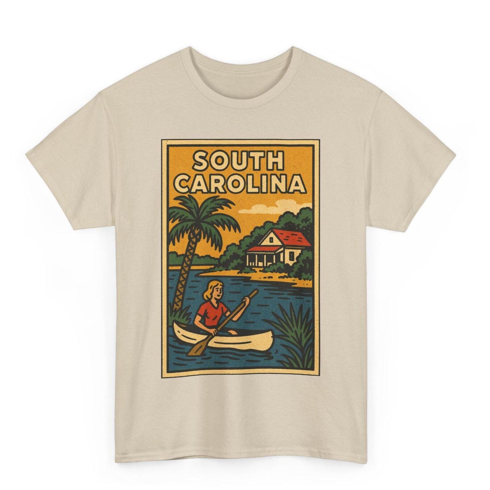 South Carolina Retro Comic T-Shirt: Palmetto State Graphic Tee 2XL