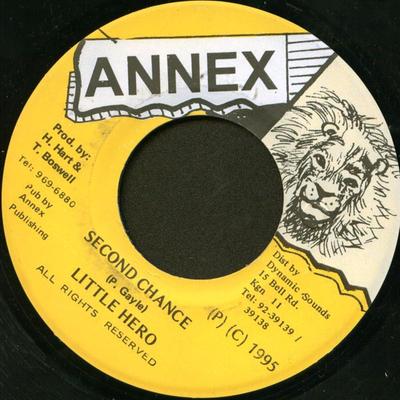 7palcová deska LITTLE HERO - Second Chance NONE Příloha 1995 Jamajka Reggae, Ska & Dub Použitá