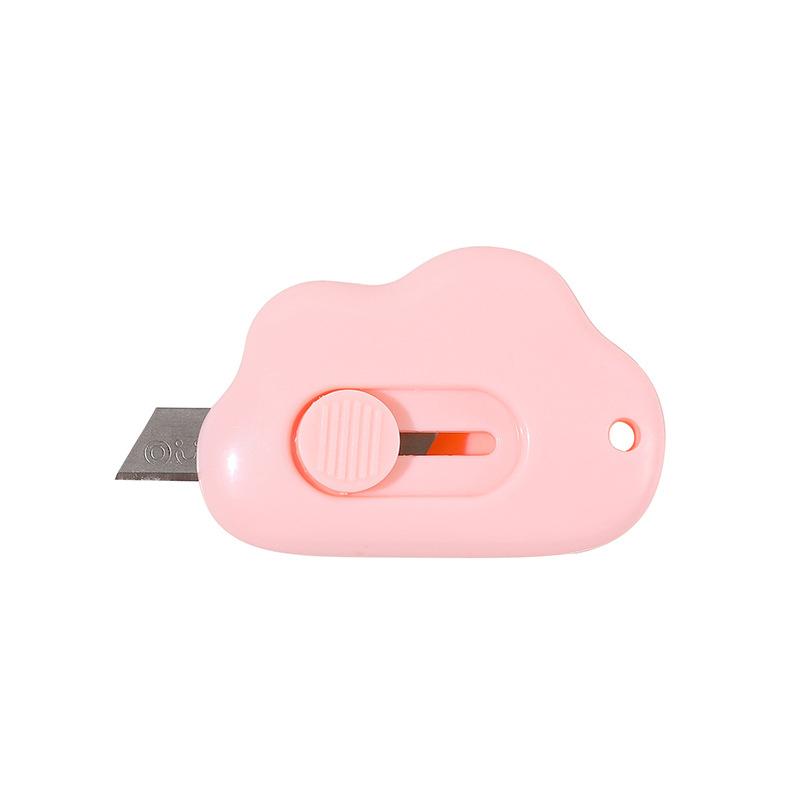 Mini kreativní kreslený mráček odlamovací nůž roztomilý zatahovací nůž přenosný mini otvírák nástroje na řezání papíru studentské psací potřeby