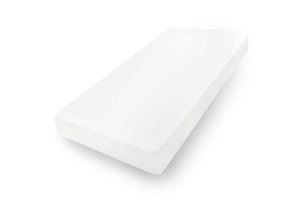 Prześcieradło jersey z lycrą 110/120x190/200x30 białe