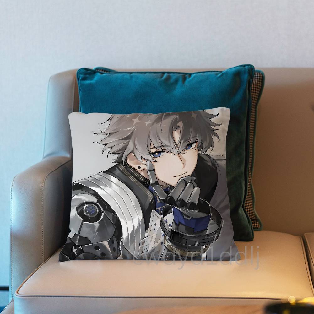 Xiangliyao W-Wuthering Waves Pillow Case Cover Square Sofa With For Pattern Comfortable Cushion suitable Of Room 30cmx30cm