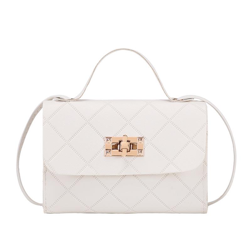 Embossed Diamond Lattice Women's Square Crossbody Bag - 2024 Fashion Single Shoulder Bag