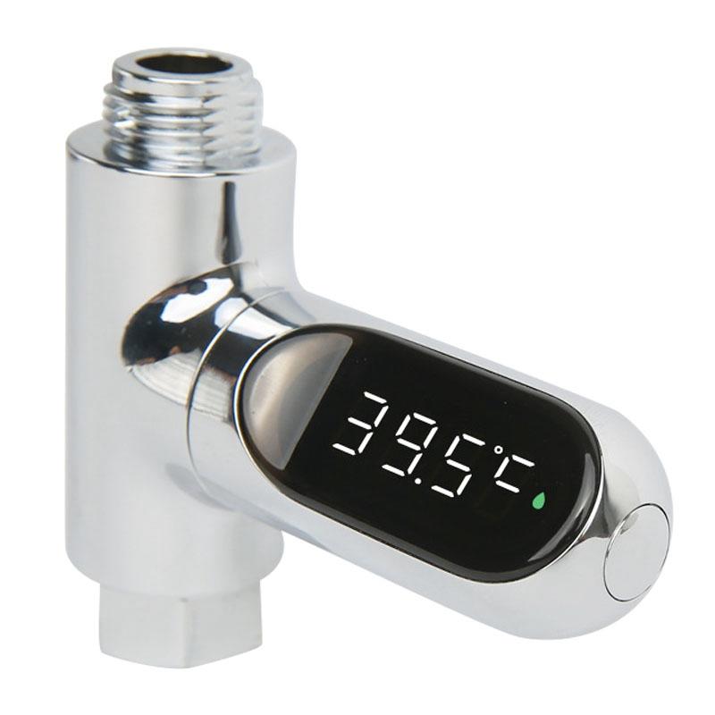 

Faucet Shower Thermometer Baby Bath Water Temperature Monitor 360 Degree Rotate Fahrenheit/Celsius Thermometer Type A