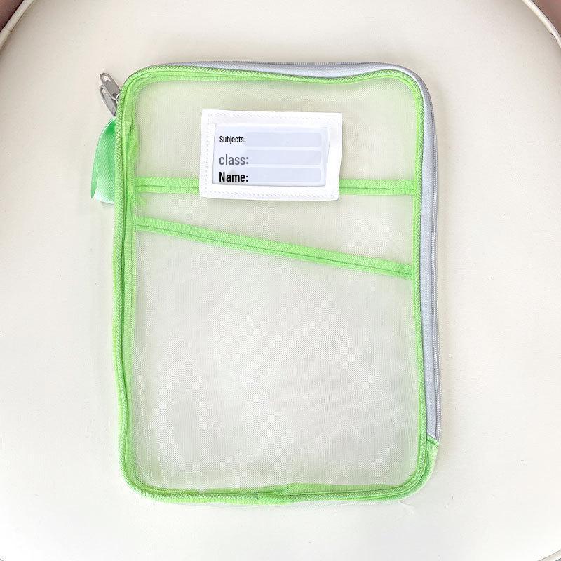 L-formad skolväska för att organisera ämnen för elever