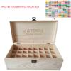 For doTERRA 32 Grids Essential Oil Natural Wood Box Aromatherapy Wooden Box Treasure Jewelry Storage Organizer Handmade Craft