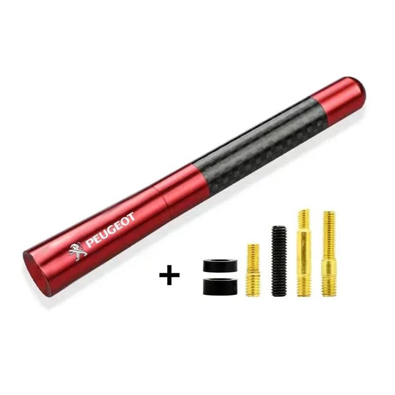Car Antenna Auto Carbon Fiber Radio Aerial Car Accessorie For Peugeot 206 307 308 3008 207 208 407 508 2008 5008 Car Accessories