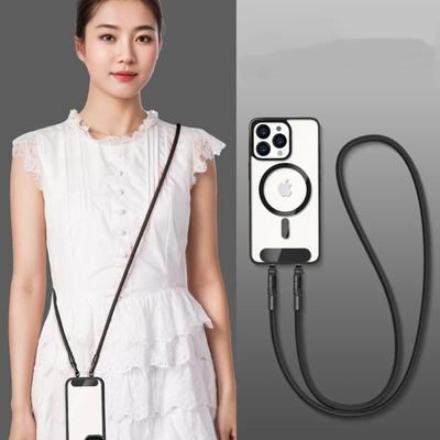 Crossbody Straps Phone Case Lanyard Adjustable Mobile Phone Neck Lanyard Double Buckle Adjustable Wrist Crossbody Strap Cord