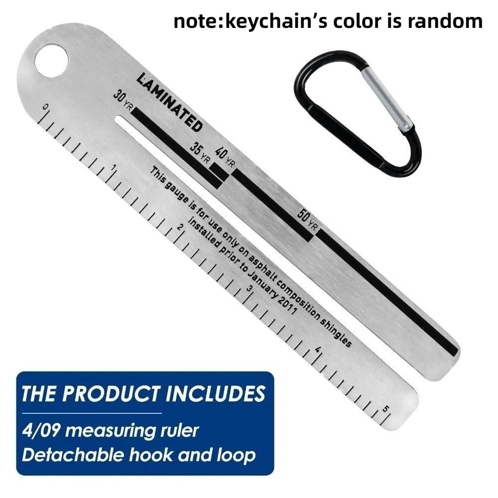 High Hardness Shingle Gauge Stainless Steel Pitch Gauge Tool Roof Measuring Tool Roofing