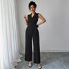 High-end and Simple Style Corset Wide-leg Pants and One-piece Pants for Women's Spring and Summer