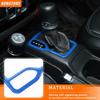 Hot Interior Accessories Car Gear Shift Panel Decoration Frame Cover for Jeep Wrangle JL 2018+