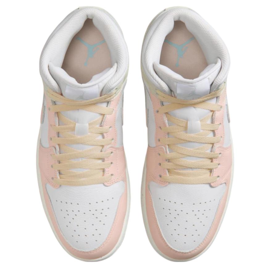 Jordan 1 Mid Se White Sea Glass Glacier Blue Guava Ice HJ6654-100