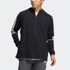 Adidas Sports Zip-Up Hooded Jacket Men Outerwear Black GL4799