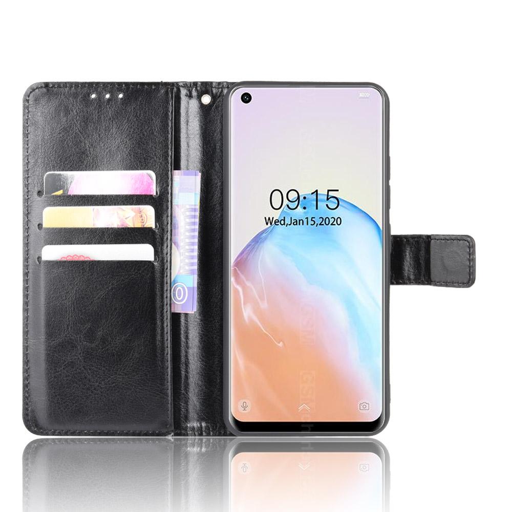Für Oukitel C18 Pro Wallet Case mit Ständer & Kartenfächern – Stoßfest, Staubdicht, Business Heavy Duty Flip Lederschutzhülle