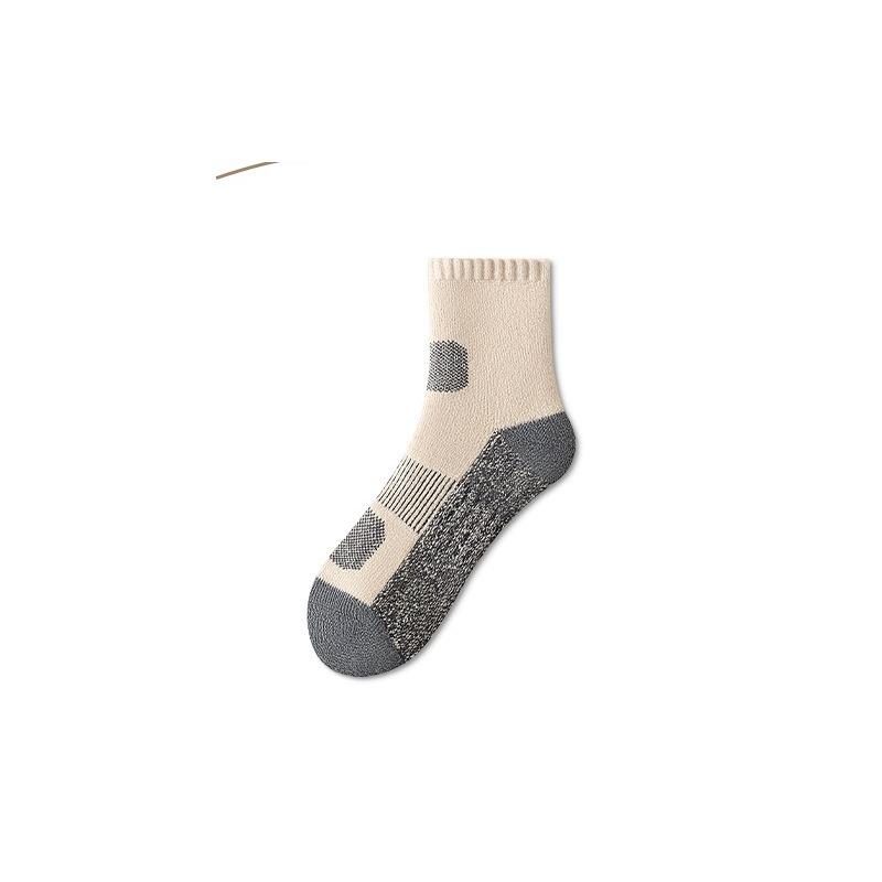 

Sports Socks for Men, Chunky Wool Socks, Snow-proof Thick Winter Hiking and Climbing Socks, Warm for Skiing 1 pair 36-43 хакі