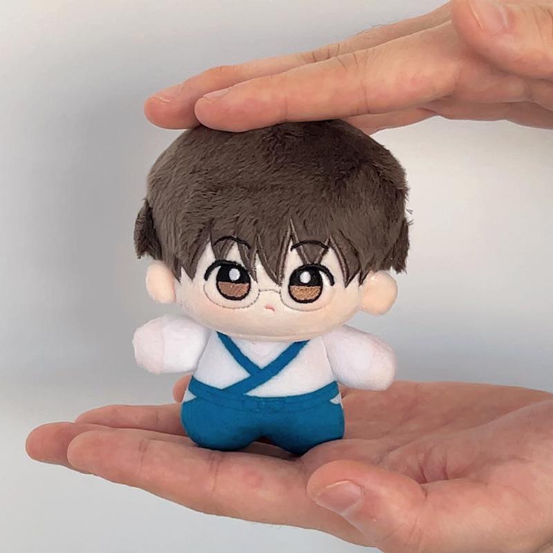 10cm GINTAMA Okita Sougo Plush Toy Pendant Anime Cartoon Kagura Plushie Doll Katsura Kotarou Keychain Bag Pendant Gift