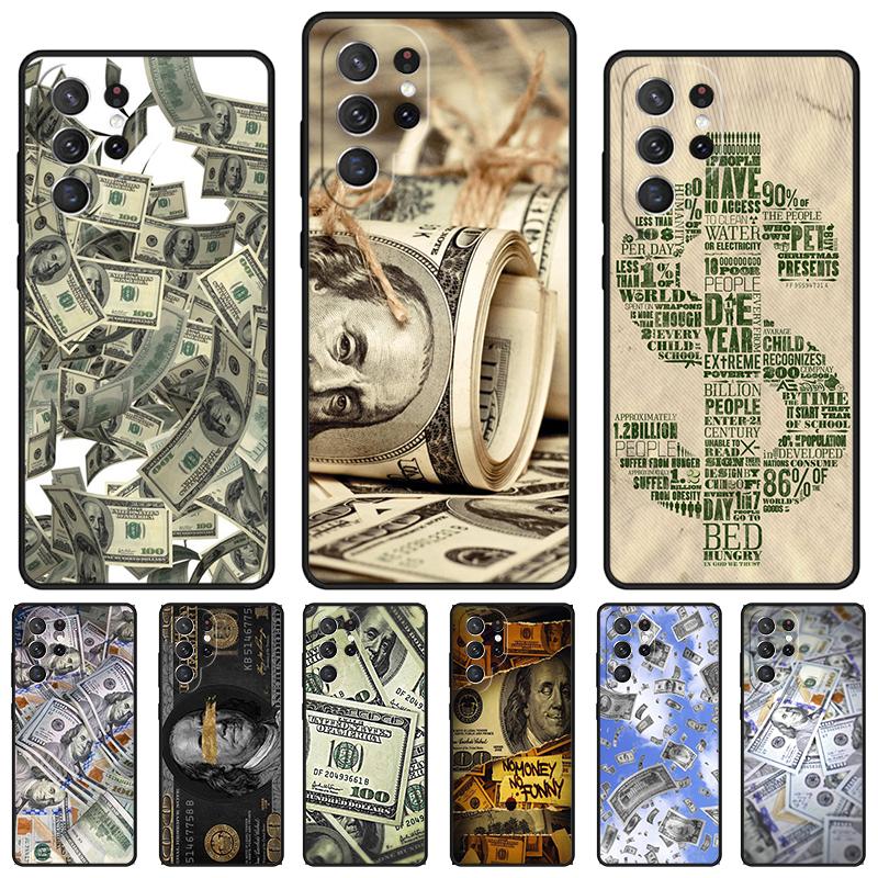 Dollars Money phone case For Samsung Galaxy S24 S25 S23 S22 Ultra Note 10 20 Plus S20 S21 FE Cover