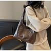 2025 New Bag Retro Rivet Shoulder Bag Fashion and Simple Underarm Bag Women's Bag