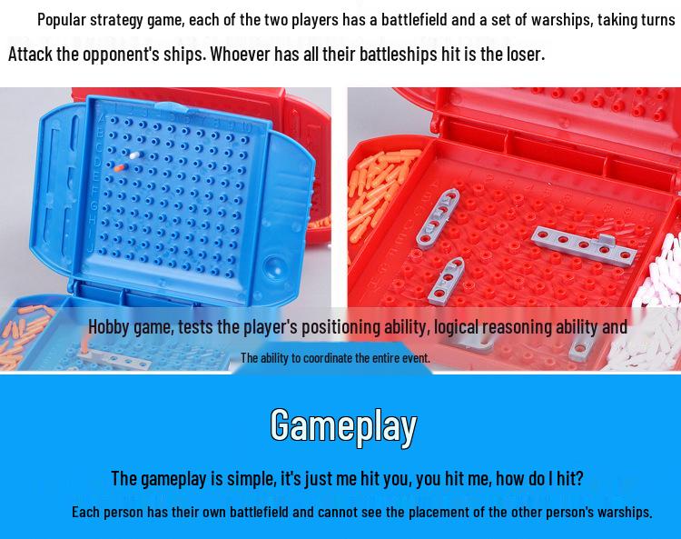 Naval Warfare Strategy Chess: Educational Two-Player Logic Game for Parent-Child Interaction