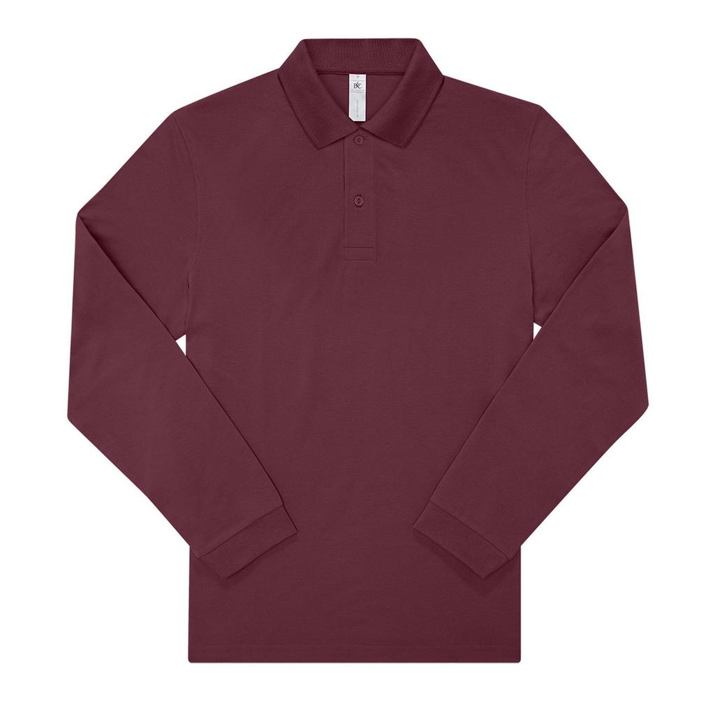 B&C Mens My Polo 180 Long-Sleeved Polo Shirt