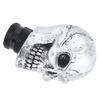 Skull Gear Shift Head Resin Shifter Knob Car Transmission Shifting Stick Handle for Most Manual Vehicles Silver