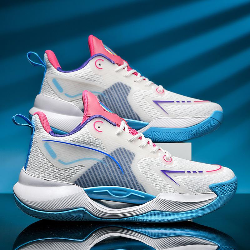 Basketball shoes, men's and women's children's youth sports shoes, high-top practical training shoes, one student sneaker 2025