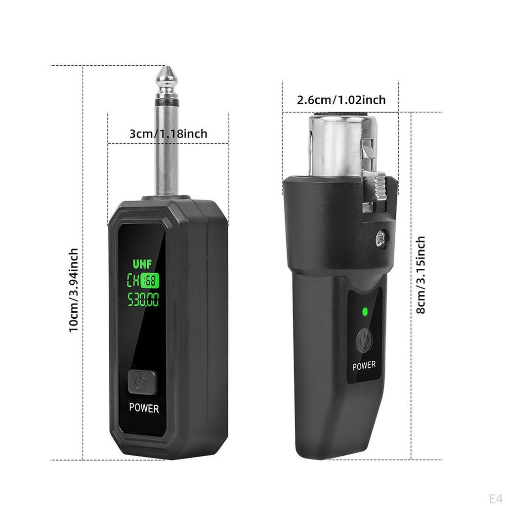 Connection Kit Transmitter Receiver Equipment for Effect Pedal Music Accessory with Rotatable Design