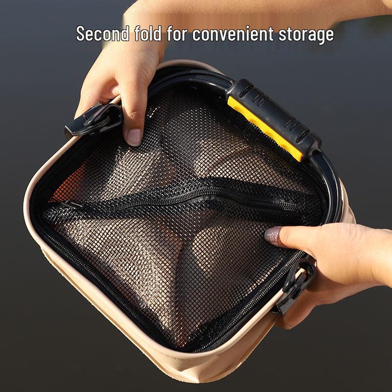 Foldable Multi-Functional Water Bucket: Portable, Wear-Resistant Fishing & Car Wash Utility