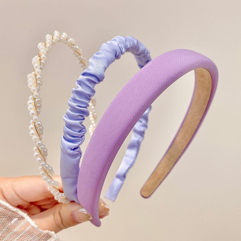 3pcs Multicolor Elegant Fabric Headband for Women Face Wash Hair Band Fashion Girls Hair Accessories