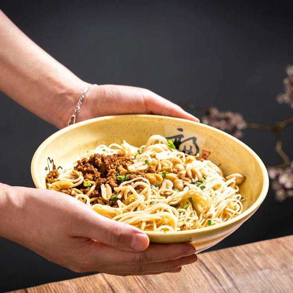 Japanese-style Melamine Ramen Bowl Large Capacity Soup Bowl Commercial Noodle Bowl  Hotels