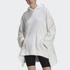 adidas Originals Women's Oversized Longline Hoodie White Female GN3099
