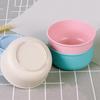 1Pc Solid Color Wheat Straw Food Bowl Lightweight Fruit Vegetable Dessert Rice Bowl Household Dining Tableware Kitchen Gadgets