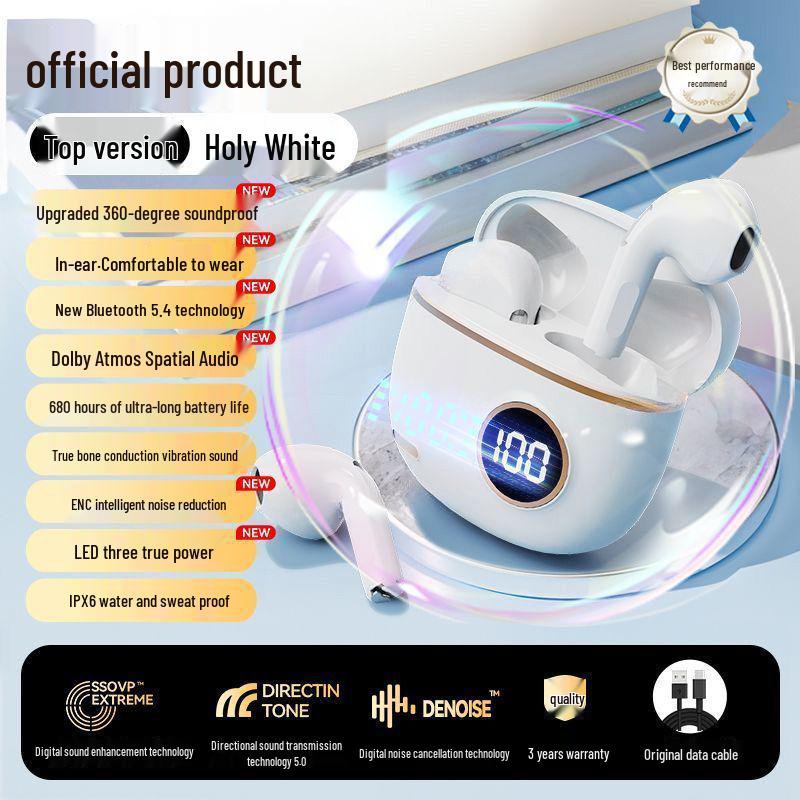 Sport 750 High-Quality Wireless Bluetooth In-Ear Headphones with Long Battery Life and Noise Reduction