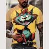 Sommermote Tegneserie Ctue Liten Monster Grafisk T-skjorte For Menn Ny Trend Casual 3D-trykket Rund Hals Kortermet T-skjorter Topper