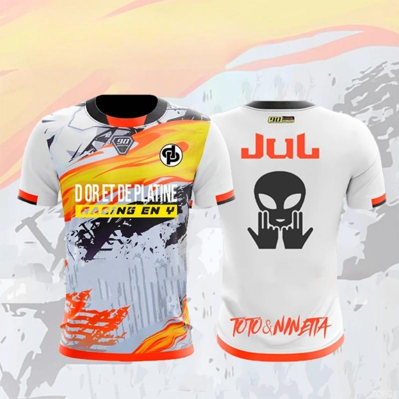 New Maillot JUL T-shirt Summer Youth Breathable and Quick-drying Training