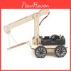 Wooden Diy Hand-cranked Crane Stem Science Experiment Educational Toy For Kindergarten And Elementary School