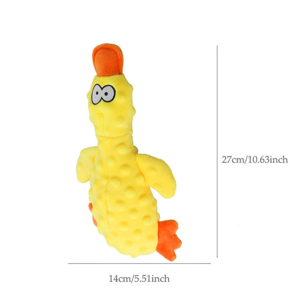 1/2Pcs Pet Plush Toy Dog Calming Duck Companion Sleeping Duck Toys Chew Toy Durable Squeaky for Puppy Pet Teeth Cleaning Chew