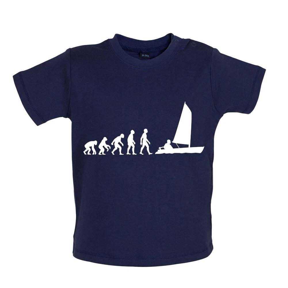 Evolution of  sail - Baby Kids T-Shirt / Body- sailboat sailboat boat 130