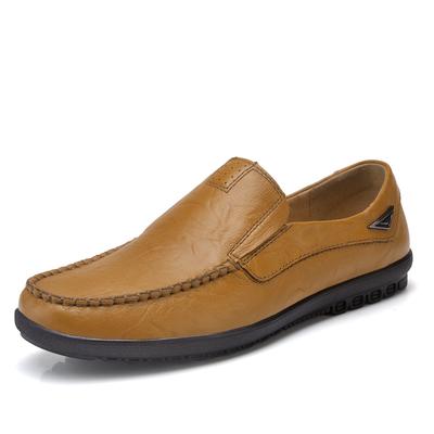 Scarpe Casual in Pelle da Uomo Estive Mocassini Slip-On Scarpe Classiche da Lavoro Comode Scarpe da Guida da Uomo Britis in Pelle Formali