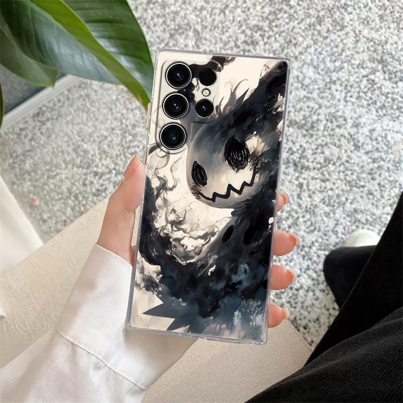 Pokemons Umbreons Gengars S25FE Clear Case For Samsung Galaxy S25 S24 S23 Ultra S20 S21 FE S22 Plus A56 A36 A17 A07 Phone Cover