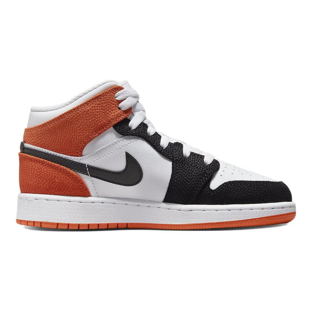 New Jordan 1 Mid SE Basketball Blossom GS DQ8390-100