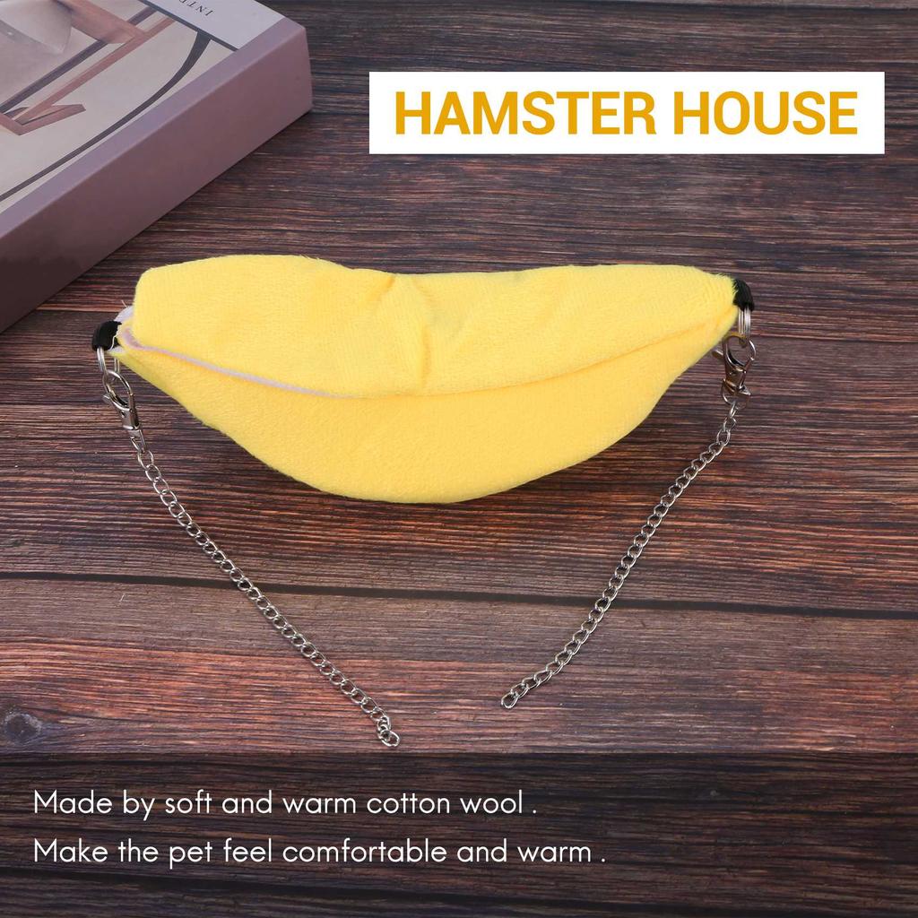 Good-Pet Bananenbett Hamsterbett Haus Hängematte Kleintierbett Haus Käfig Nest Hamster Zubehör