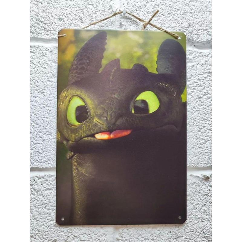 Dragon Metal Wall Art, Mythological Creature Decor Sign