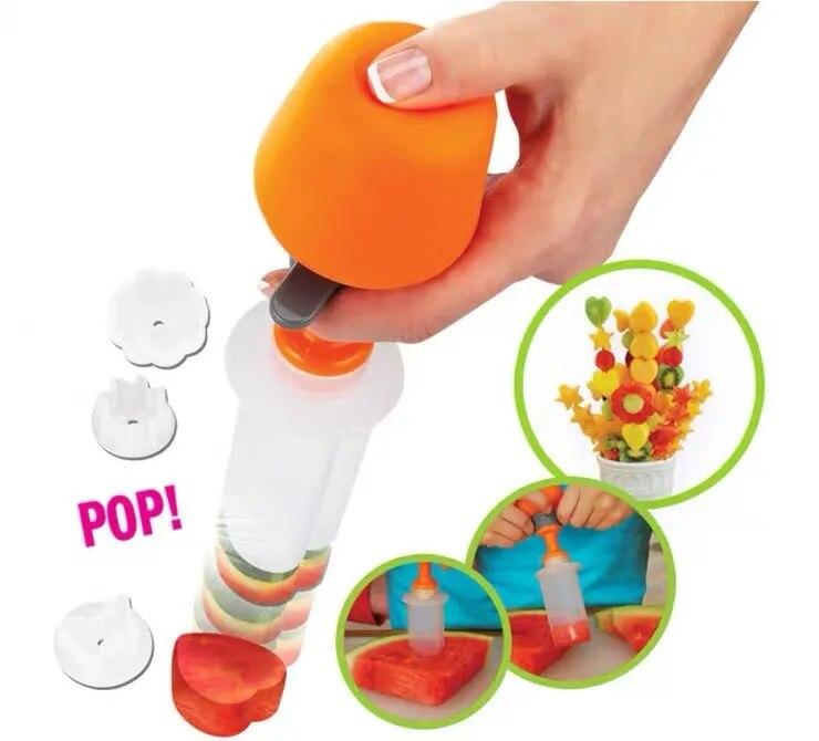 

Креативные кухонные аксессуары, инструменты для приготовления пищи, пластиковый резак в форме фруктов, слайсер для овощей, декоративный резак для фруктов, кухонные гаджеты