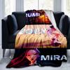 1pc Kpop Rumi Zoey Mira print blanket soft bedding sofa bedroom home decor fan goods q95