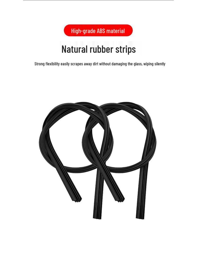 2019 Geometry A Double-Layer Rubber Wiper Blades: 21" Original & 22" PRO Silent Boneless Brush Strips