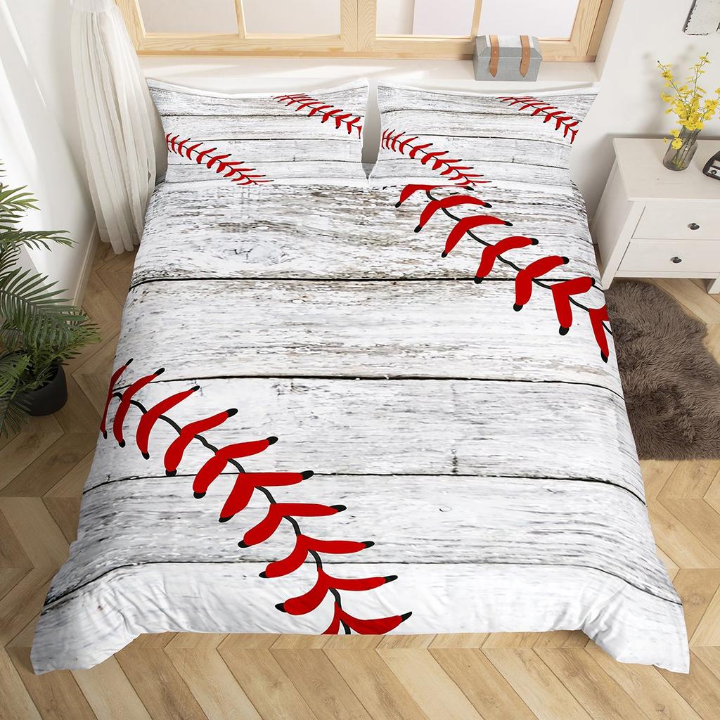 Homewish Boys Football Print Duvet Cover SetSport Soccer Player Bedding SetCartoon Watercolor Splash Bed Set