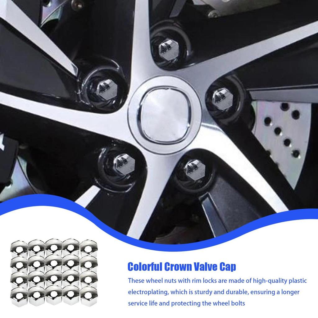 Tuyhnj Tire Nut Caps, Wheel Nut Covers, Wheel Bolt Nut Cover Caps Set -