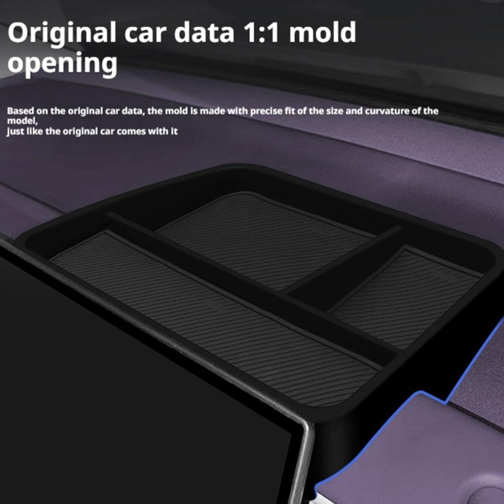 Dashboard Storage Box For Leapmotor B10 2025 Behind Screen Organizer For ETC & Tissue Holder Interior Car Accessory